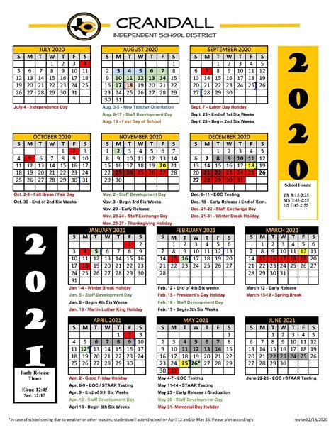 Crandall Isd Calendar